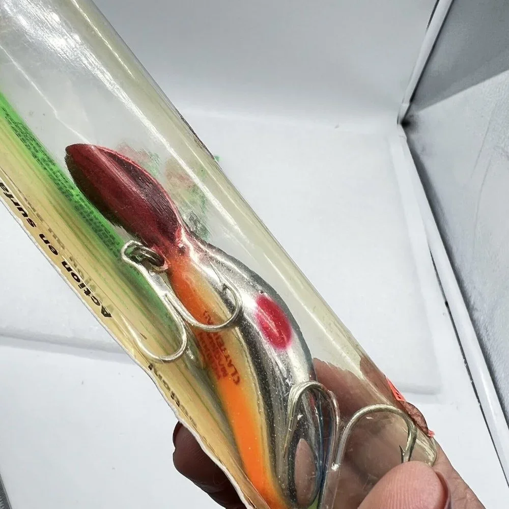 Vintage Heddon Plastic Fishing Lure Set Of 3